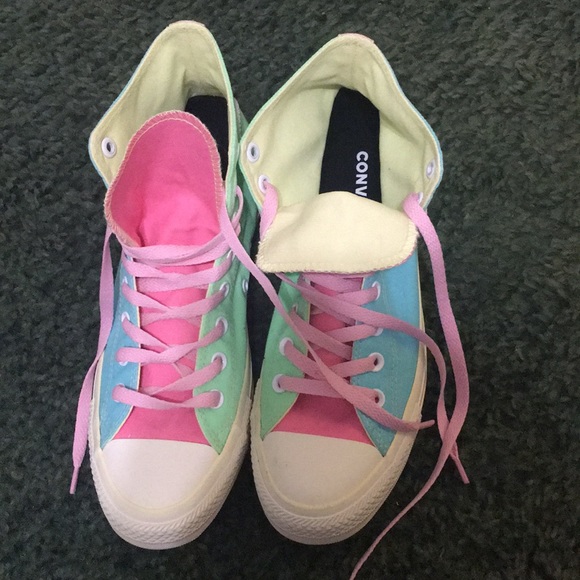 pastel converse high tops